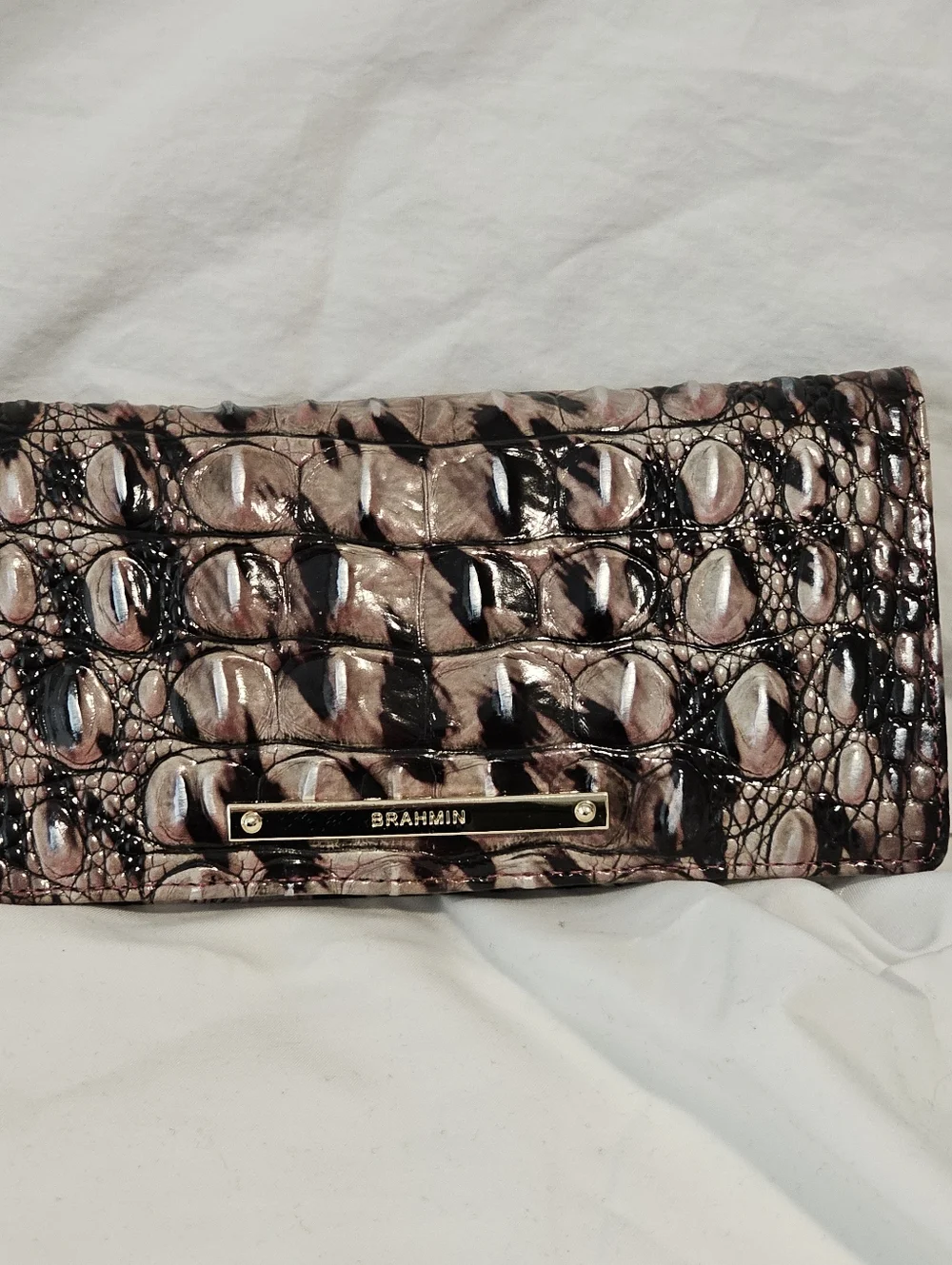 Brahmin Solid Ruby Prowl Duxbury and Ady Wallet - Picture 8 of 10